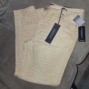 Liverpool Jeans Women's Reptile Print Stretch Jeans NWT Sz 14